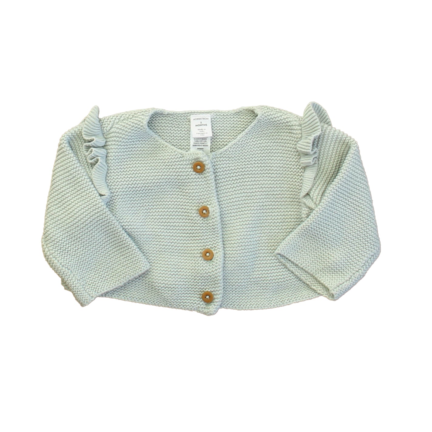 Nordstrom Girls Blue Cardigan Size: 3 Months Blue