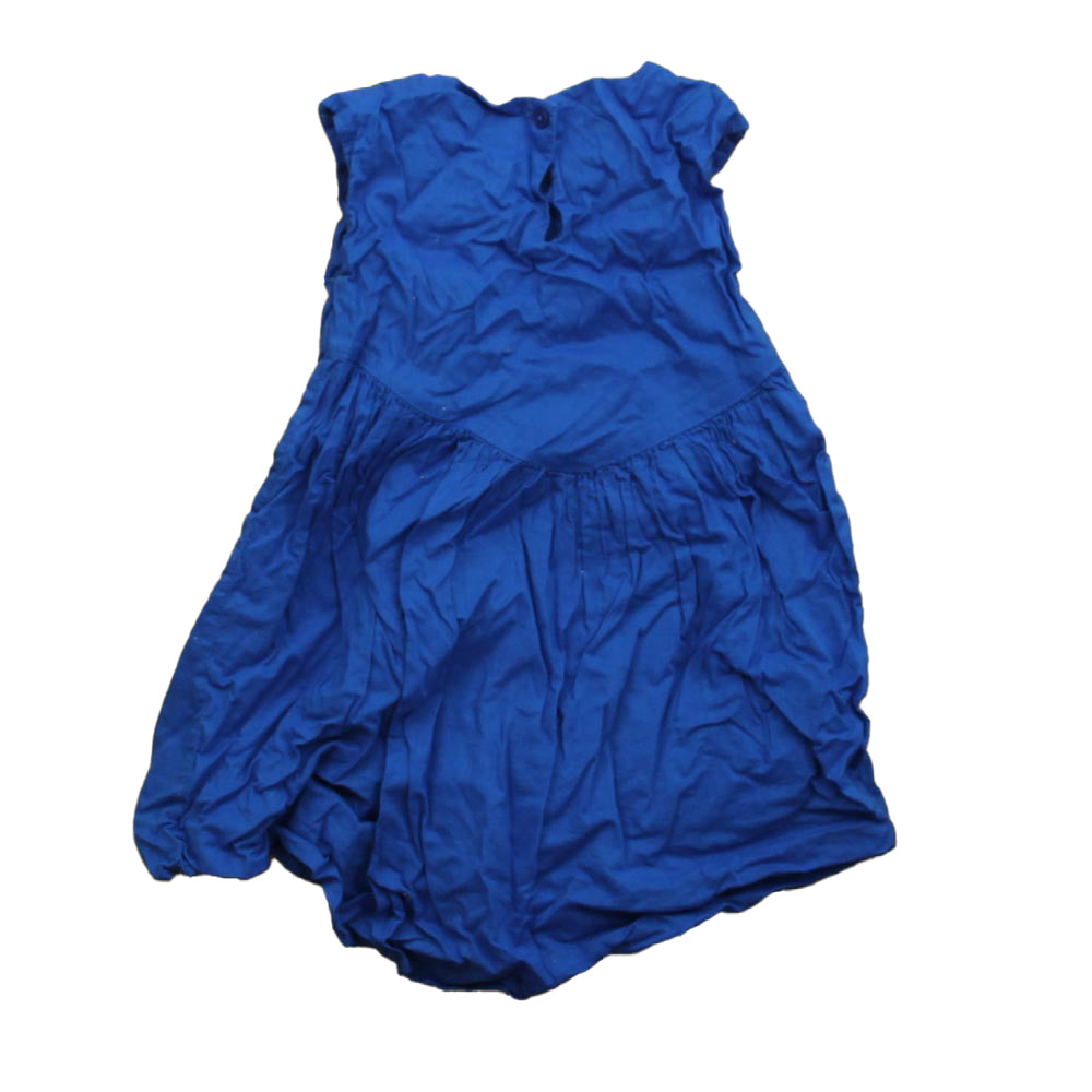 Tea Collection Girls Blue Dress Size: 18-24 Months Blue