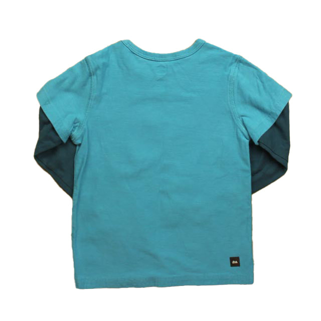 Tea Boys Blue Long Sleeve T-Shirt Size: 4T