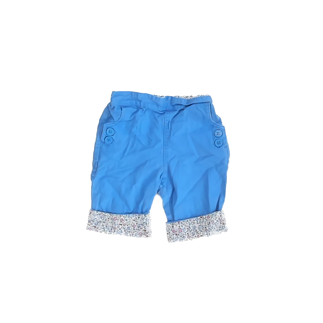 JoJo Maman Bebe Girls Blue Shorts Size: 18-24 Months Blue
