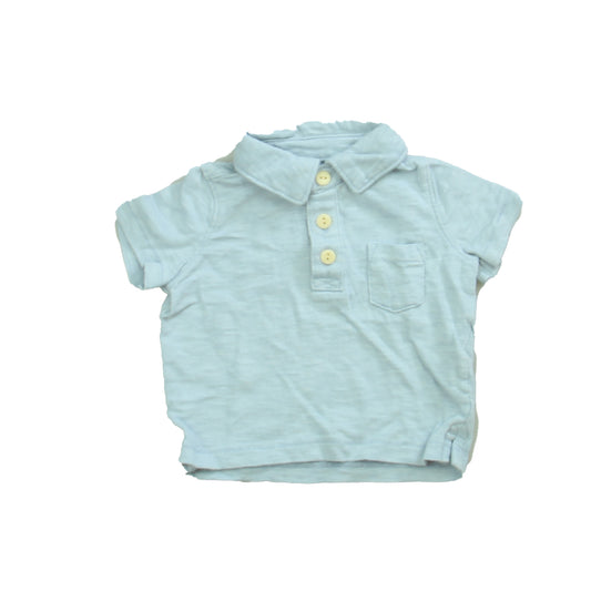 Gap Boys Blue Polo Shirt Size: 3-6 Months Blue