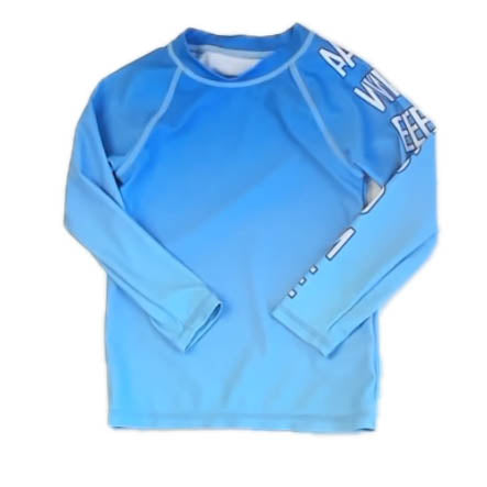 Rockets Of Awesome Unisex Blue Rashguard Size: 3T Blue