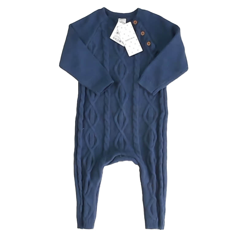 Nordstrom Boys Blue Long Sleeve Outfit Size: 9 Months Blue