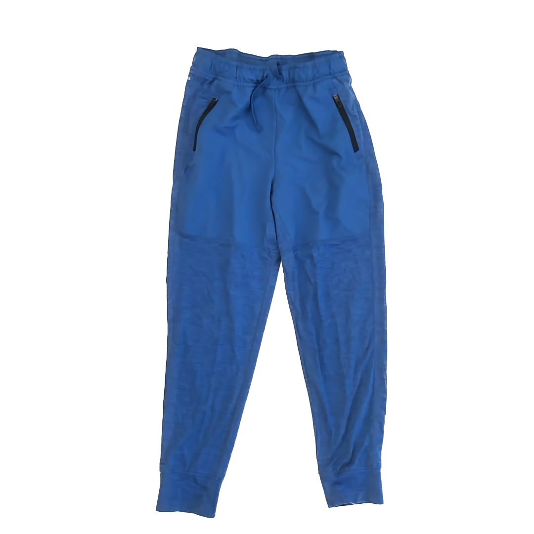 Athletic Works Boys Blue Casual Pants Size: 10-12 Years Blue