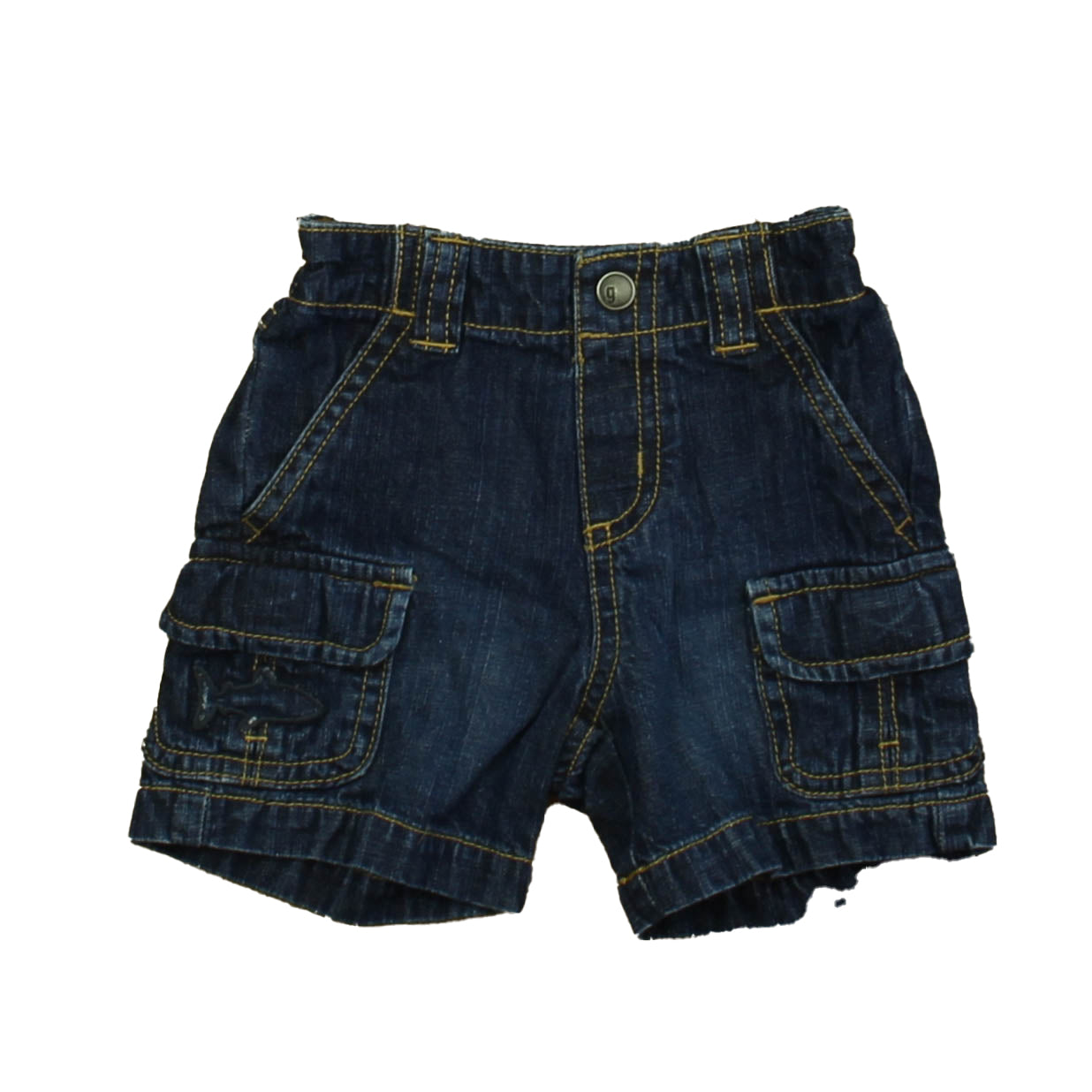 Gymboree Girls Blue Shorts Size: 3-6 Months Blue