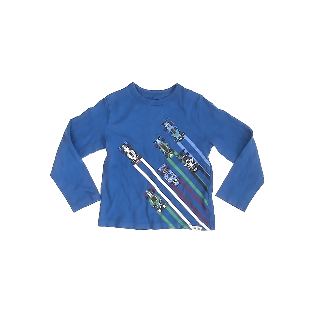 Gap Boys Blue Long Sleeve T-Shirt Size: 5T Blue