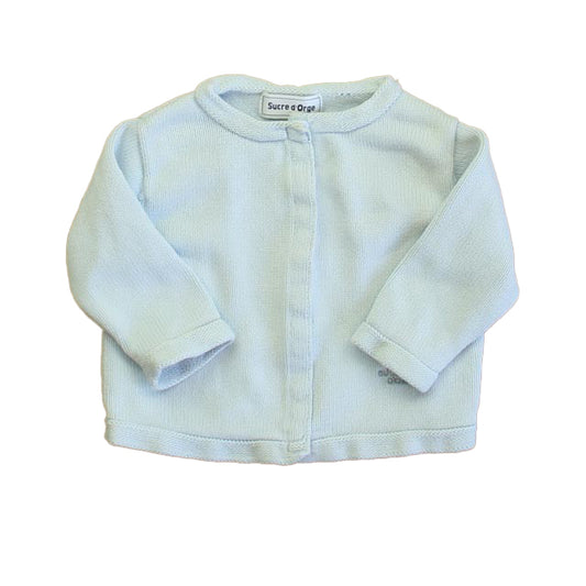 Sucre d'Orge Boys Blue Cardigan Size: 9 Months Blue