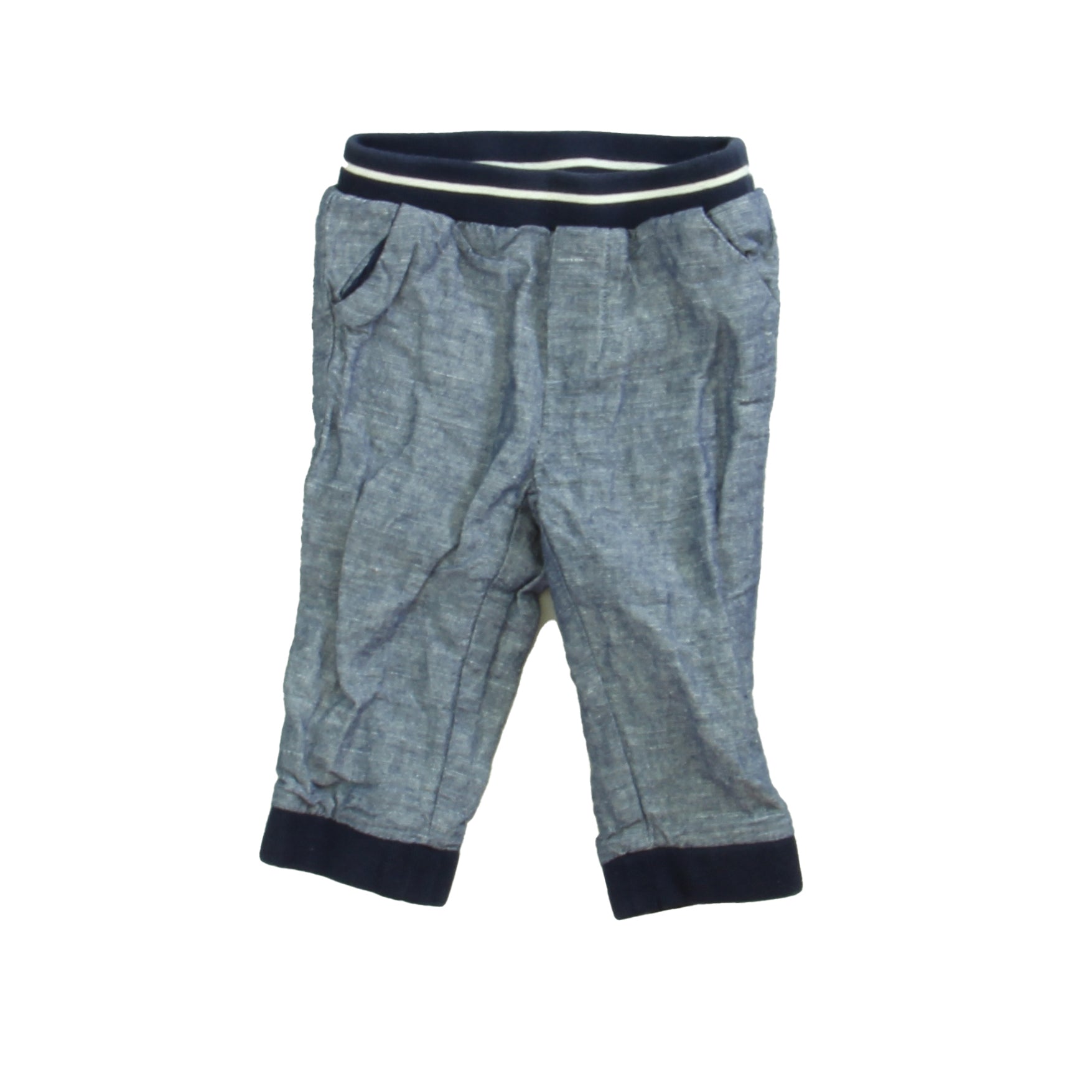 Janie and Jack Boys Blue Pants Size: 6-12 Months Blue