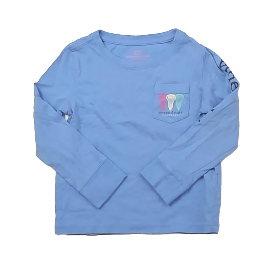 Vineyard Vines Boys Blue Long Sleeve T-Shirt Size: 3T Blue