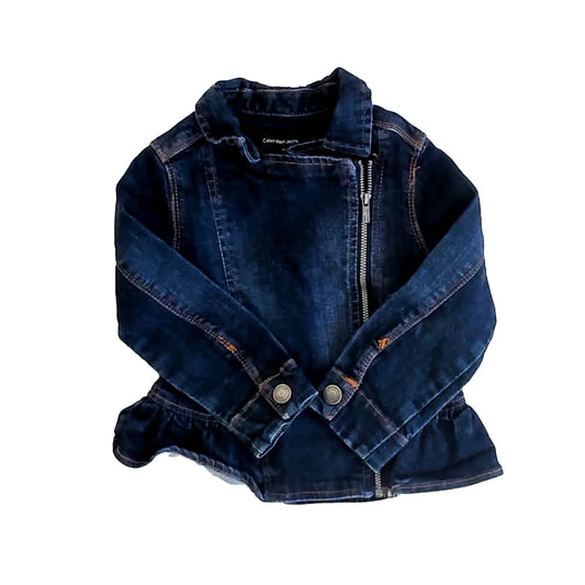 Calvin Klein Girls Blue Jacket Size: 2T Blue