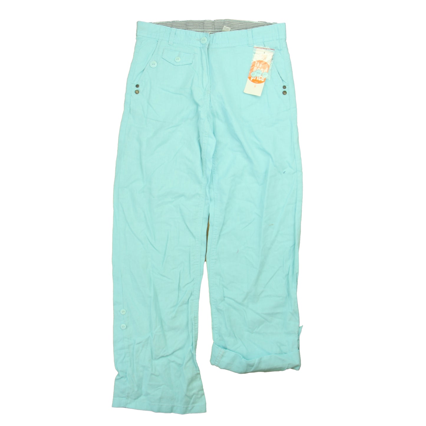 Okaidi Girls Blue Pants Size: 14 Years