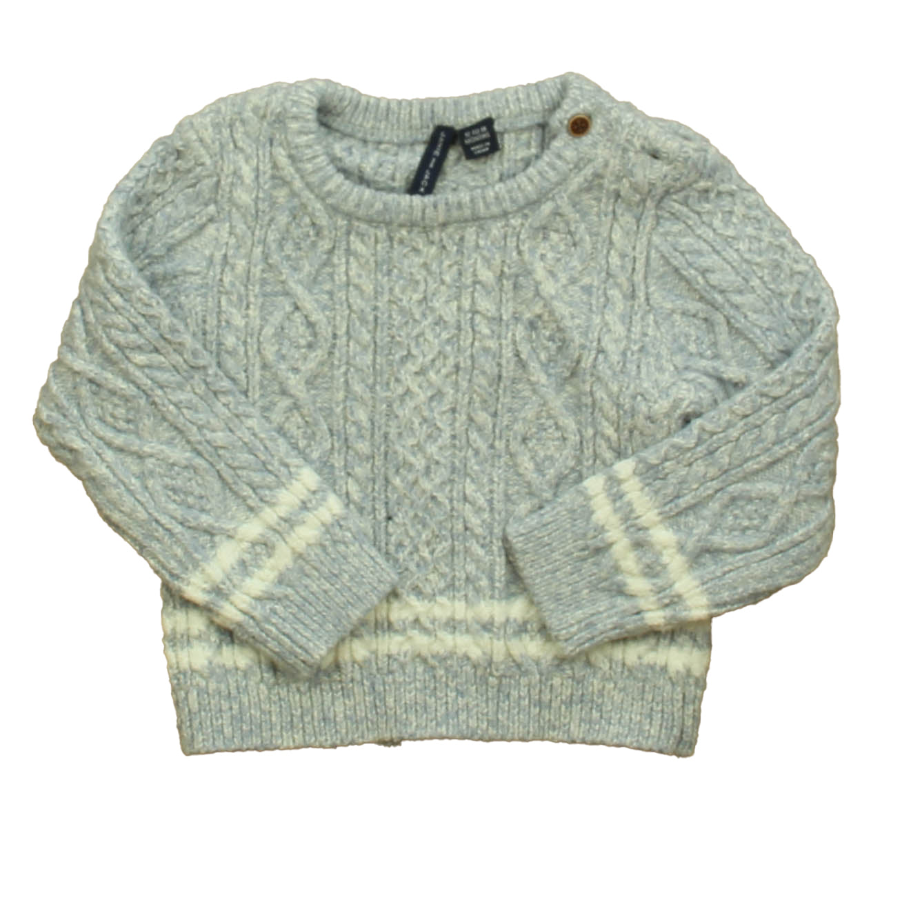 Janie and Jack Girls Blue Sweater Size: 12-18 Months Blue