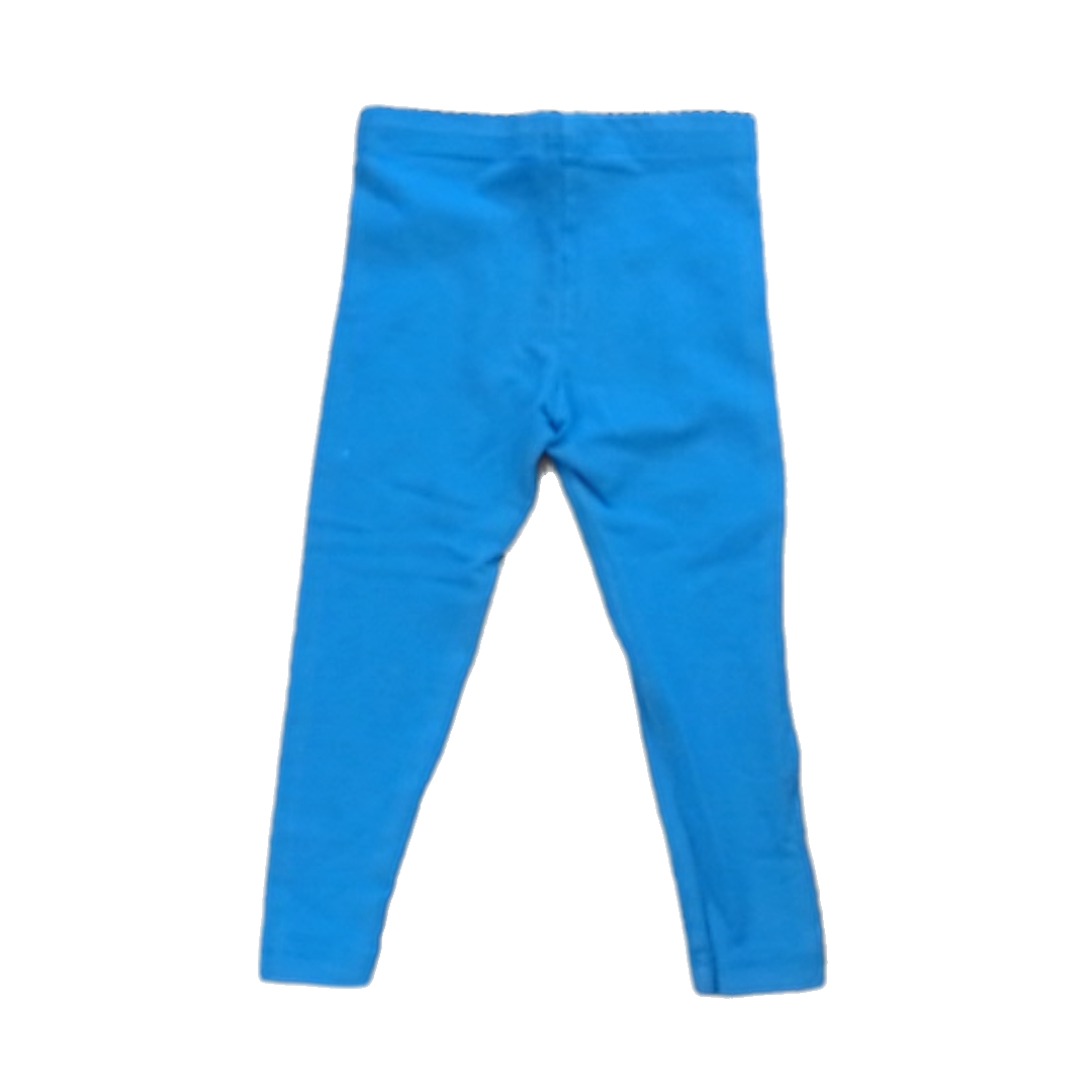 Tea Collection Girls Blue Leggings Size: 3T Blue