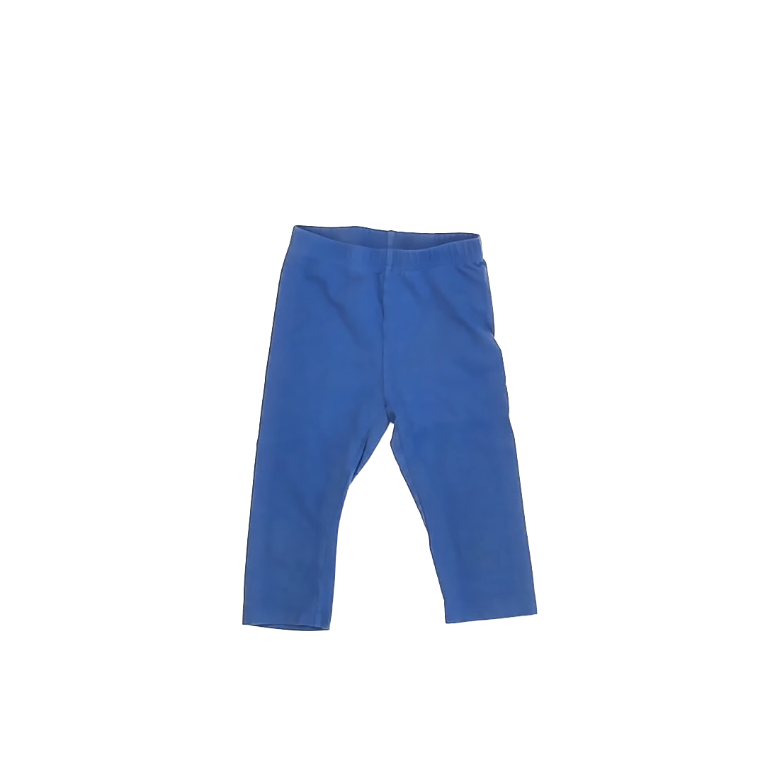 Hanna Andersson Girls Blue Leggings Size: 4T Blue