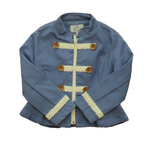 Kasey Blue Girls Blue Jacket Size: 3-4T