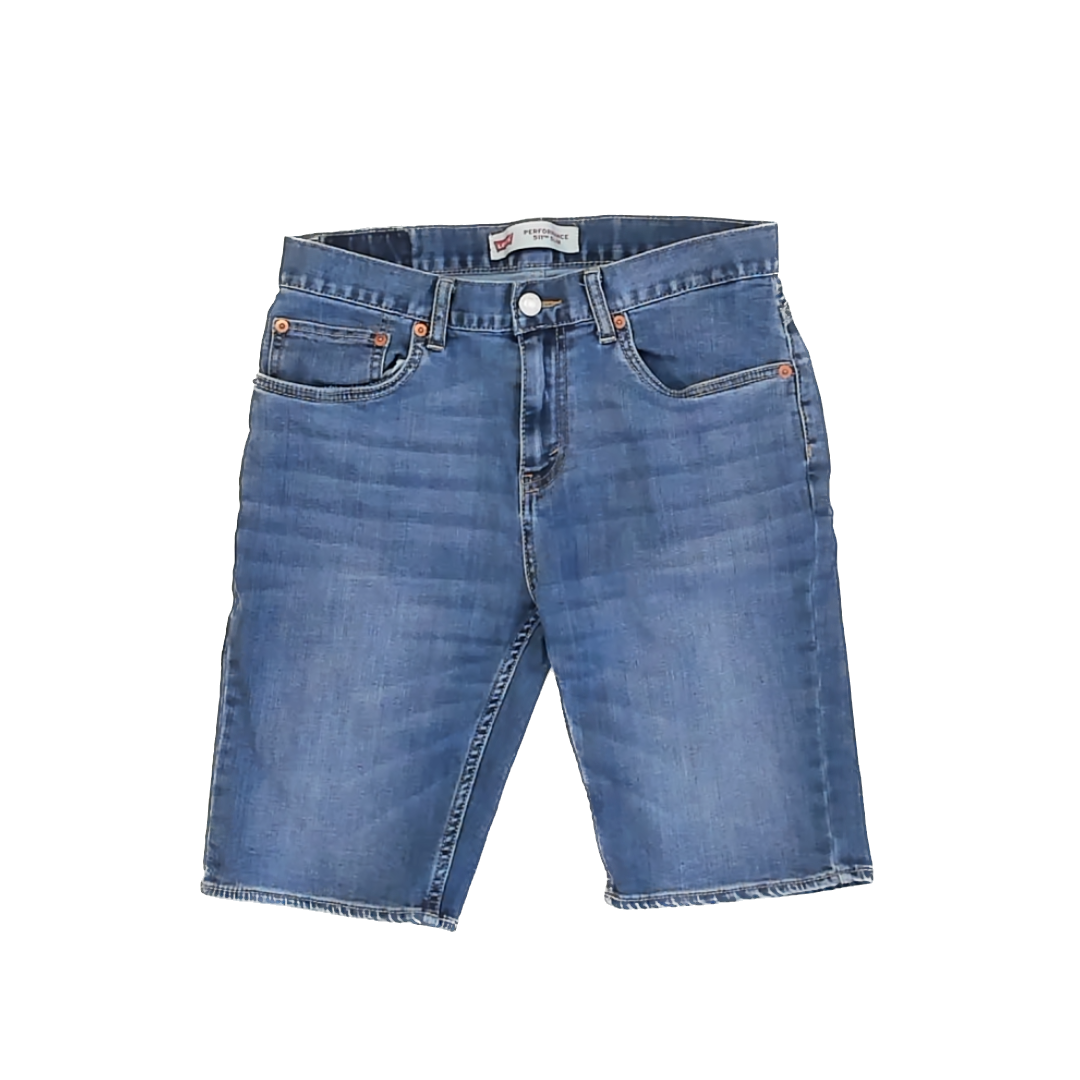 Levi's Girls Blue Jean Shorts Size: 16 Years Blue