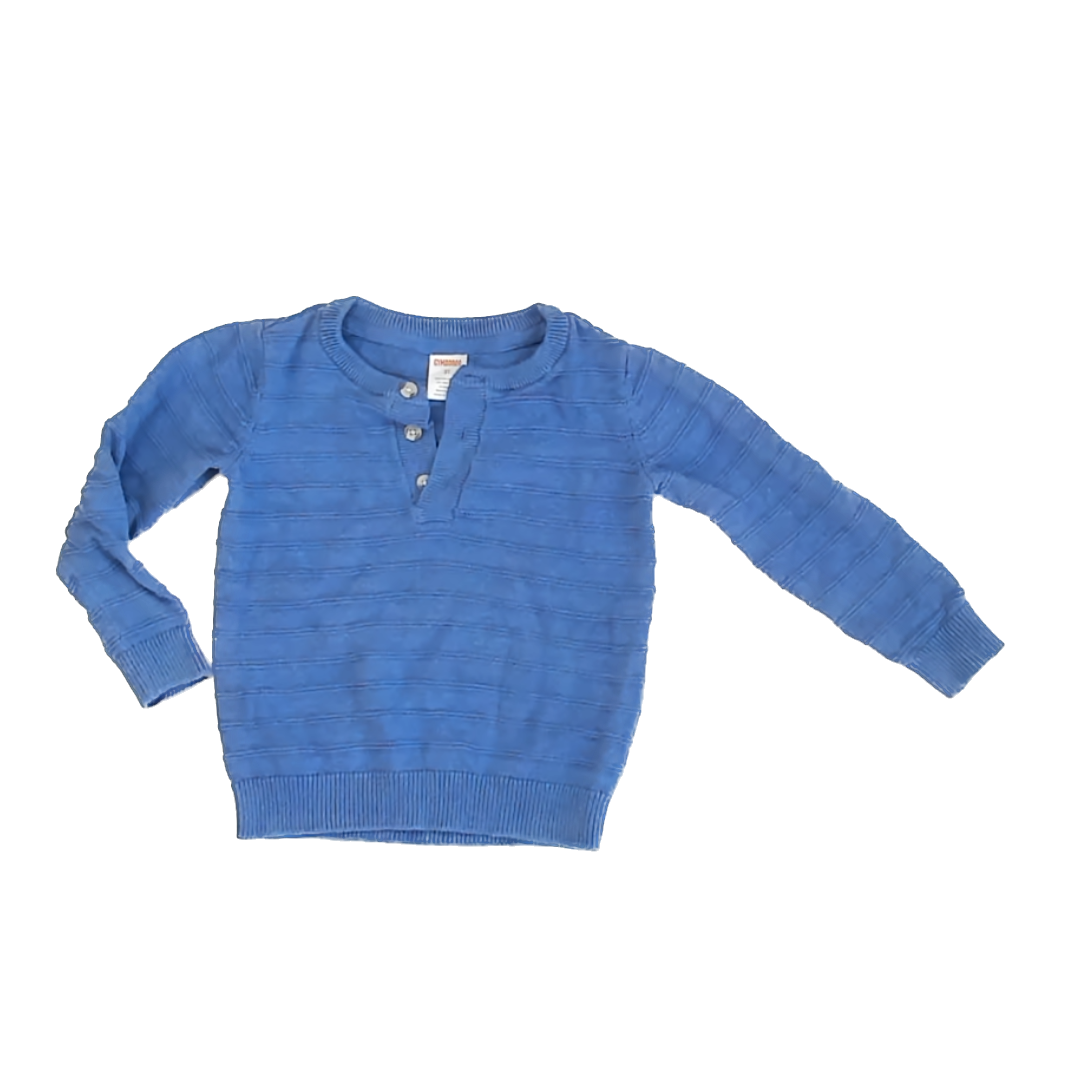Gymboree Boys Blue Sweater Size: 3T Blue