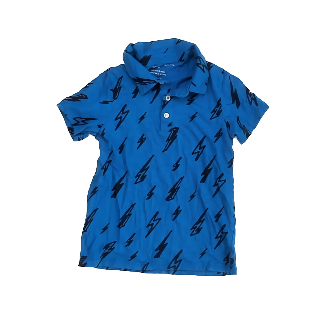 Rockets Of Awesome Boys Blue Polo Shirt Size: 8 Years Blue