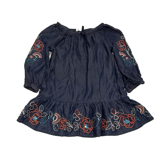 Flapdoodles Girls Blue Dress Size: 3T Blue