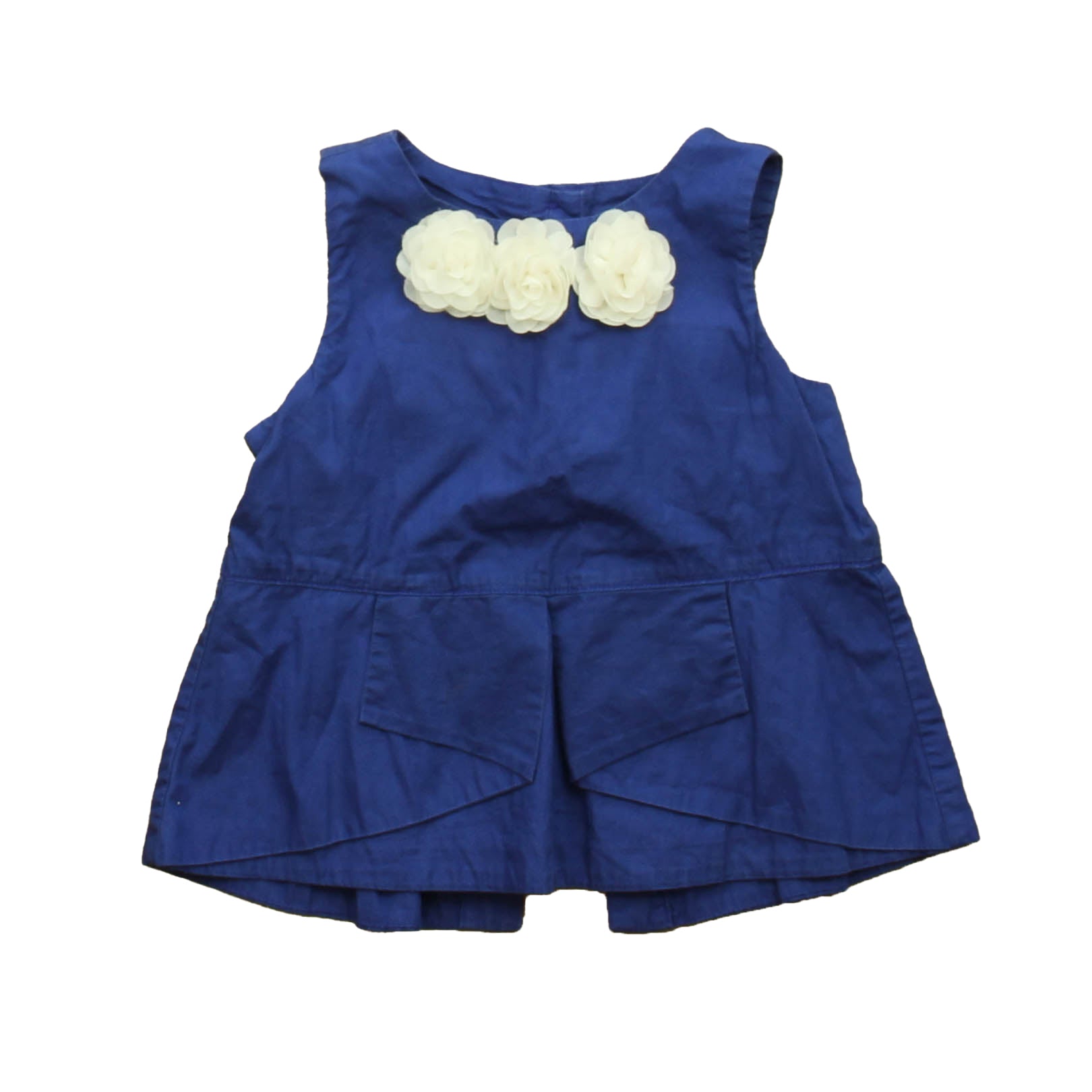 Janie and Jack Girls Blue Blouse Size: 3T Blue