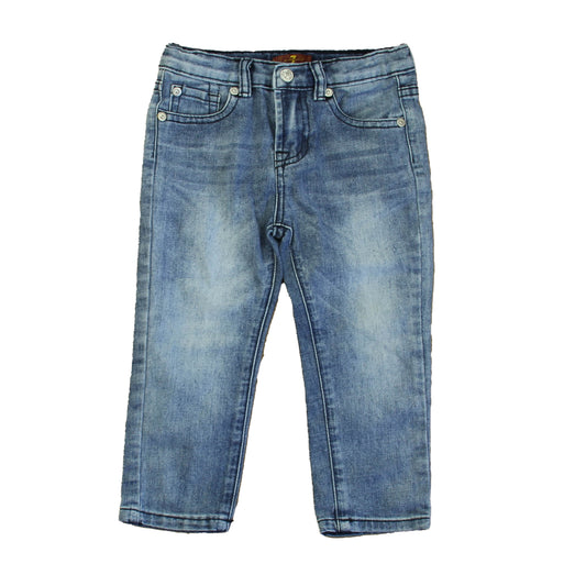 7 for all Mankind Boys Blue Jeans Size: 2T