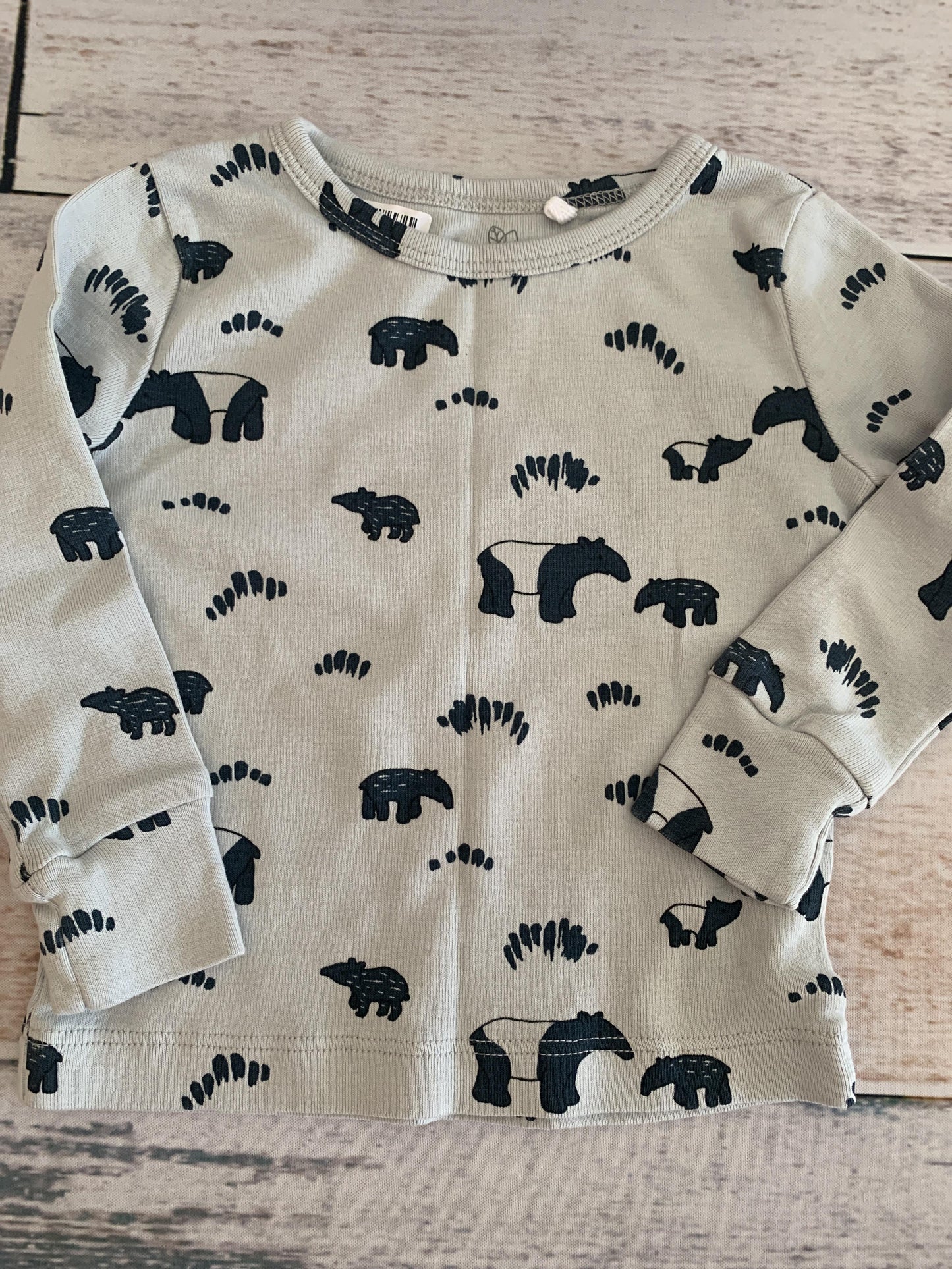 Oliver & Rain Unisex Blue Pajamas Size: 12 months Blue