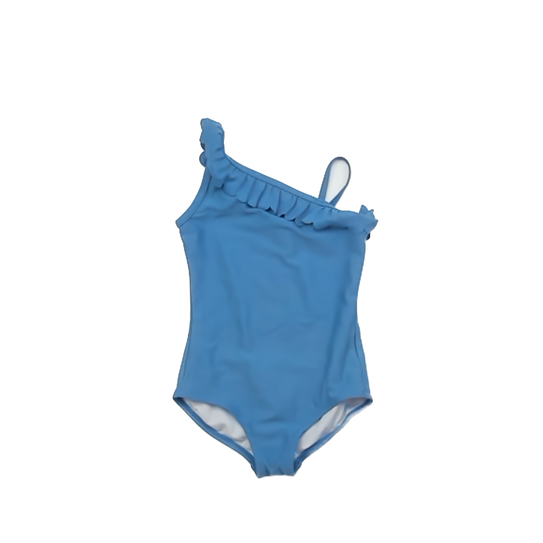 Hanna Andersson Girls Blue 1-piece Swimsuit Size: 3T Blue