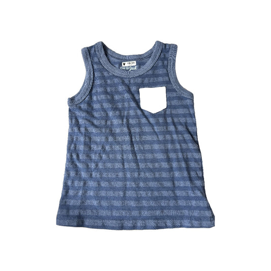 Boys Blue Short Sleeve Shirt Size: 2T Blue