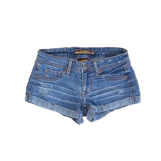 2 BW/U Girls Blue Jean Shorts Size: Size 0 Blue