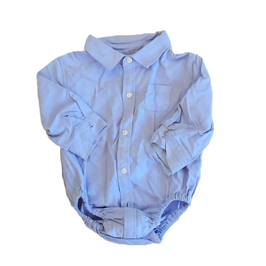 Janie and Jack Boys Blue Onesie Size: 3-6 Months Blue