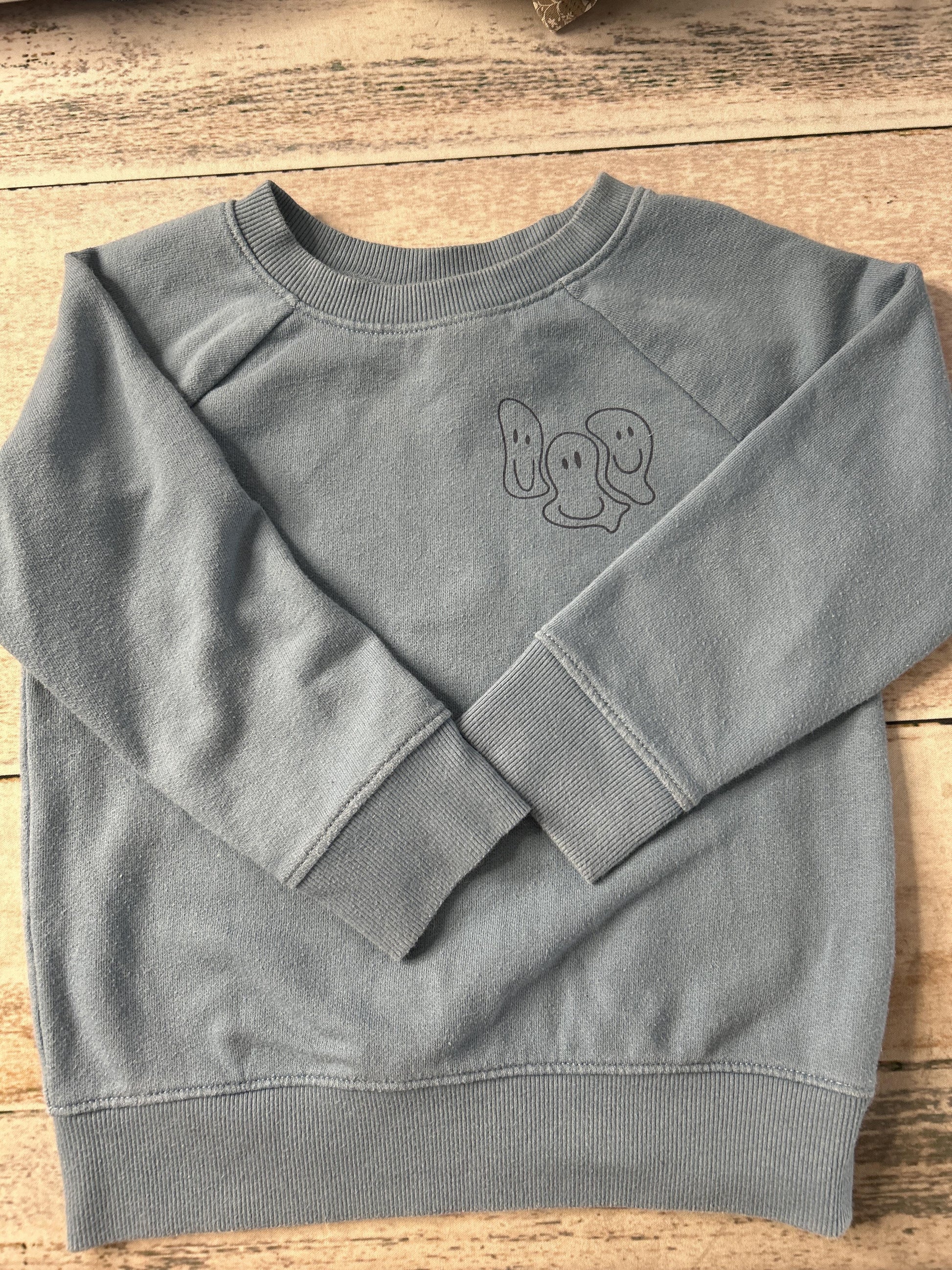 Cat & Jack Boys Blue Sweatshirt Size: 2T Blue