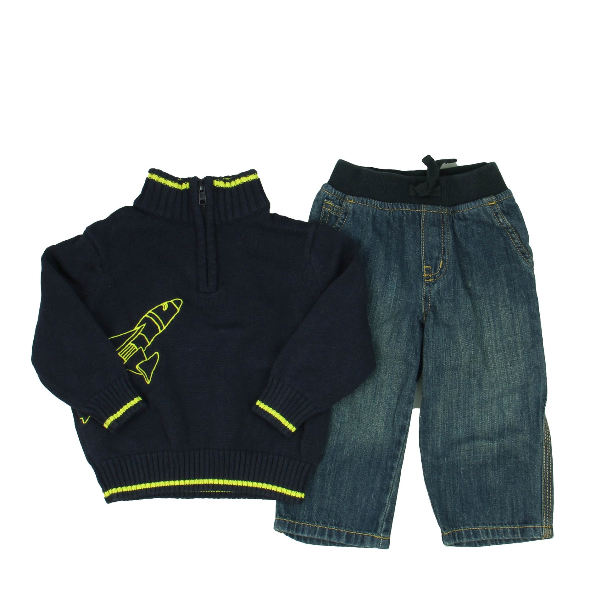 Gymboree Boys Blue Apparel Sets Size: 12-18 Months Blue