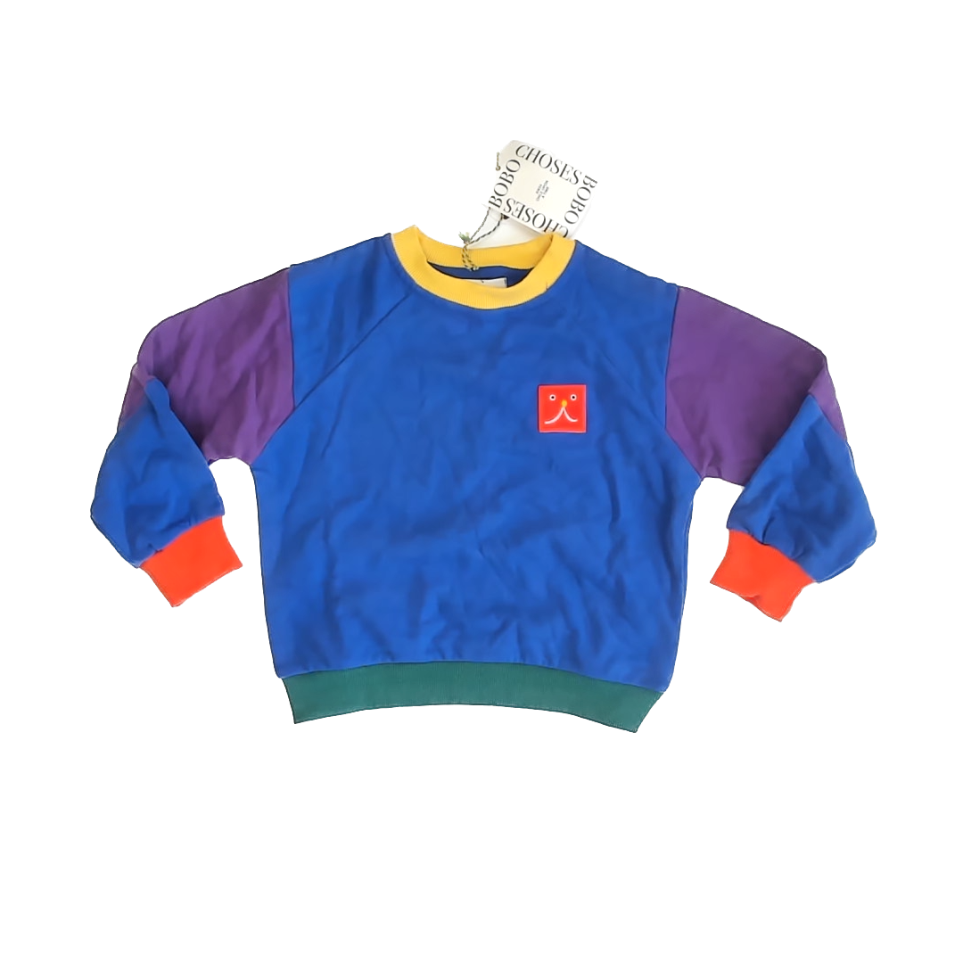 Bobo Choses Boys Blue Sweatshirt Size: 6-7 Years Blue
