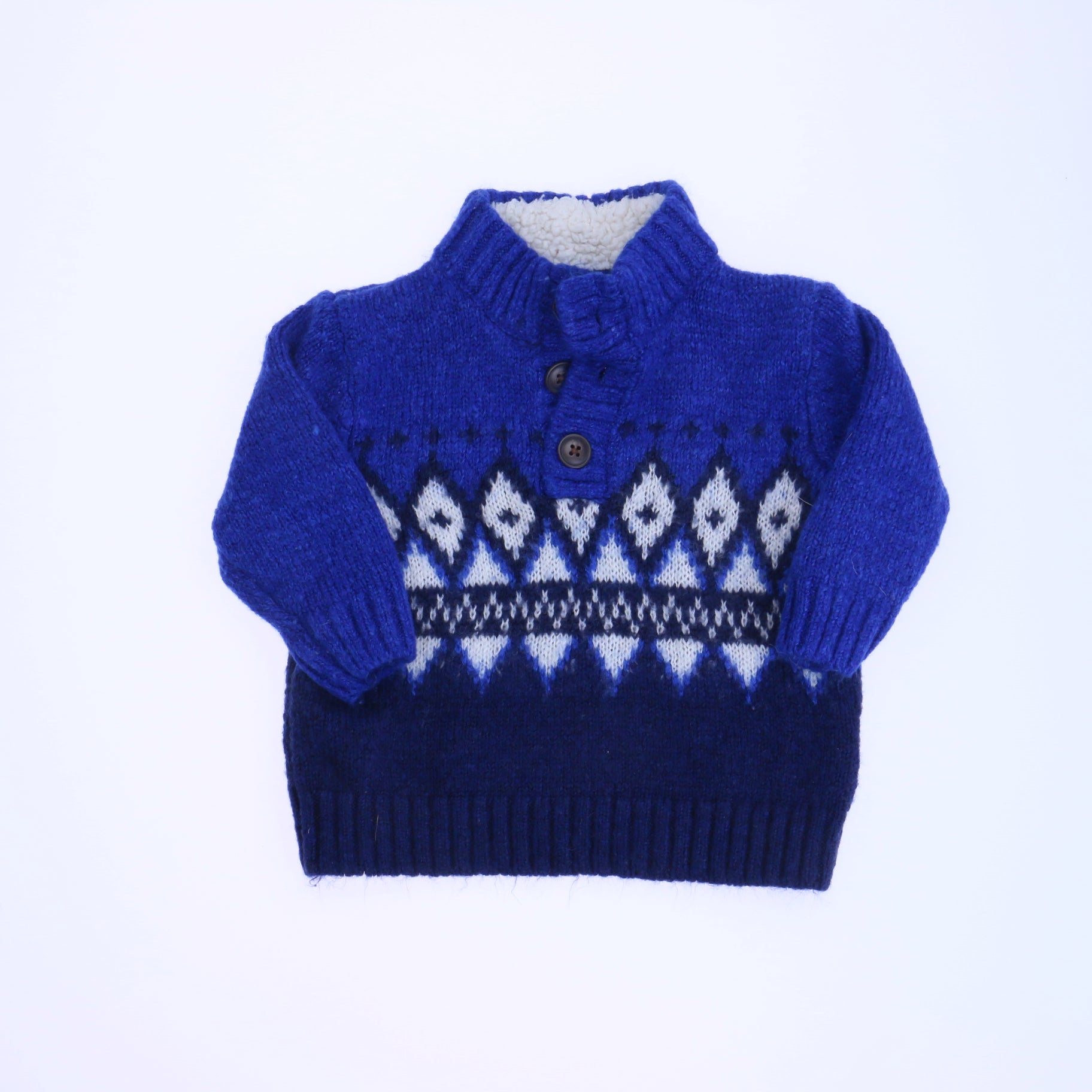 Gymboree Boys Blue Sweater Size: 3-6 Months Blue