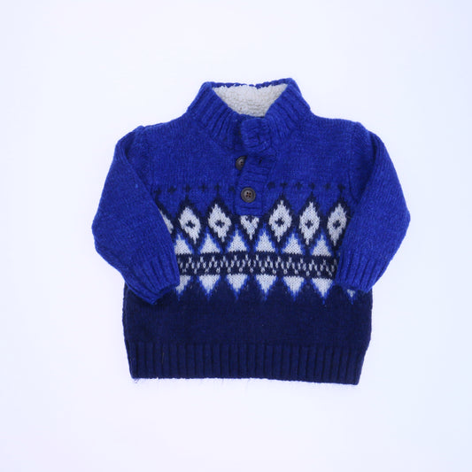 Gymboree Boys Blue Sweater Size: 3-6 Months Blue