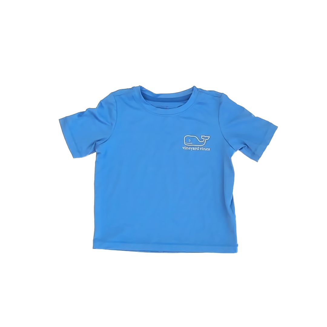 Vineyard Vines Boys Blue Athletic Top Size: 2T Blue