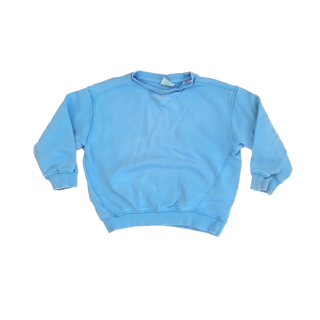Zara Boys Blue Sweatshirt Size: 4T Blue