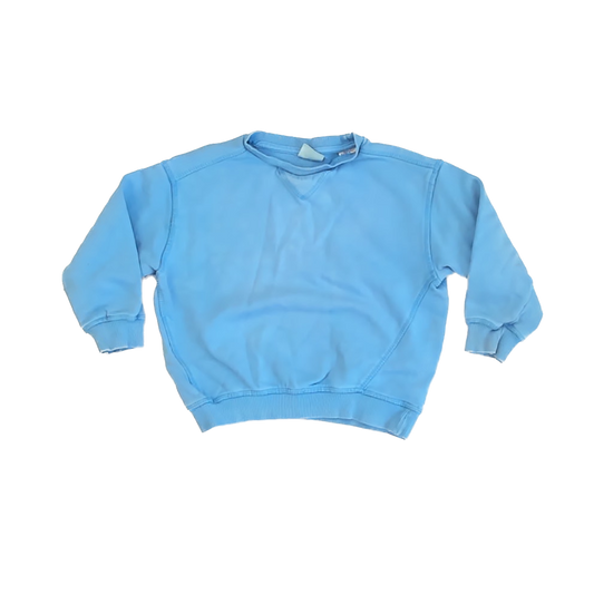 Zara Boys Blue Sweatshirt Size: 4T Blue