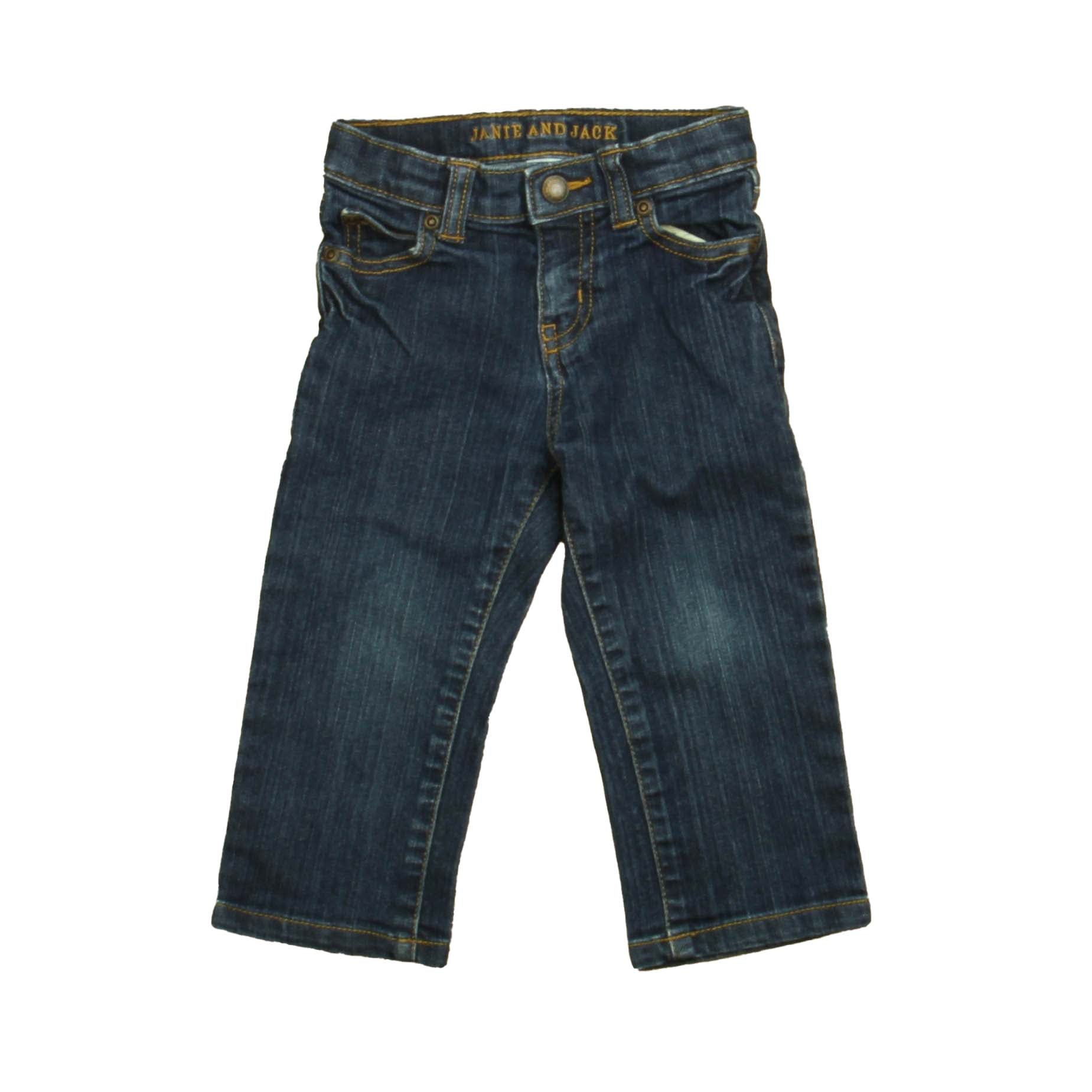 Janie and Jack Boys Blue Jeans Size: 18-24 Months Blue