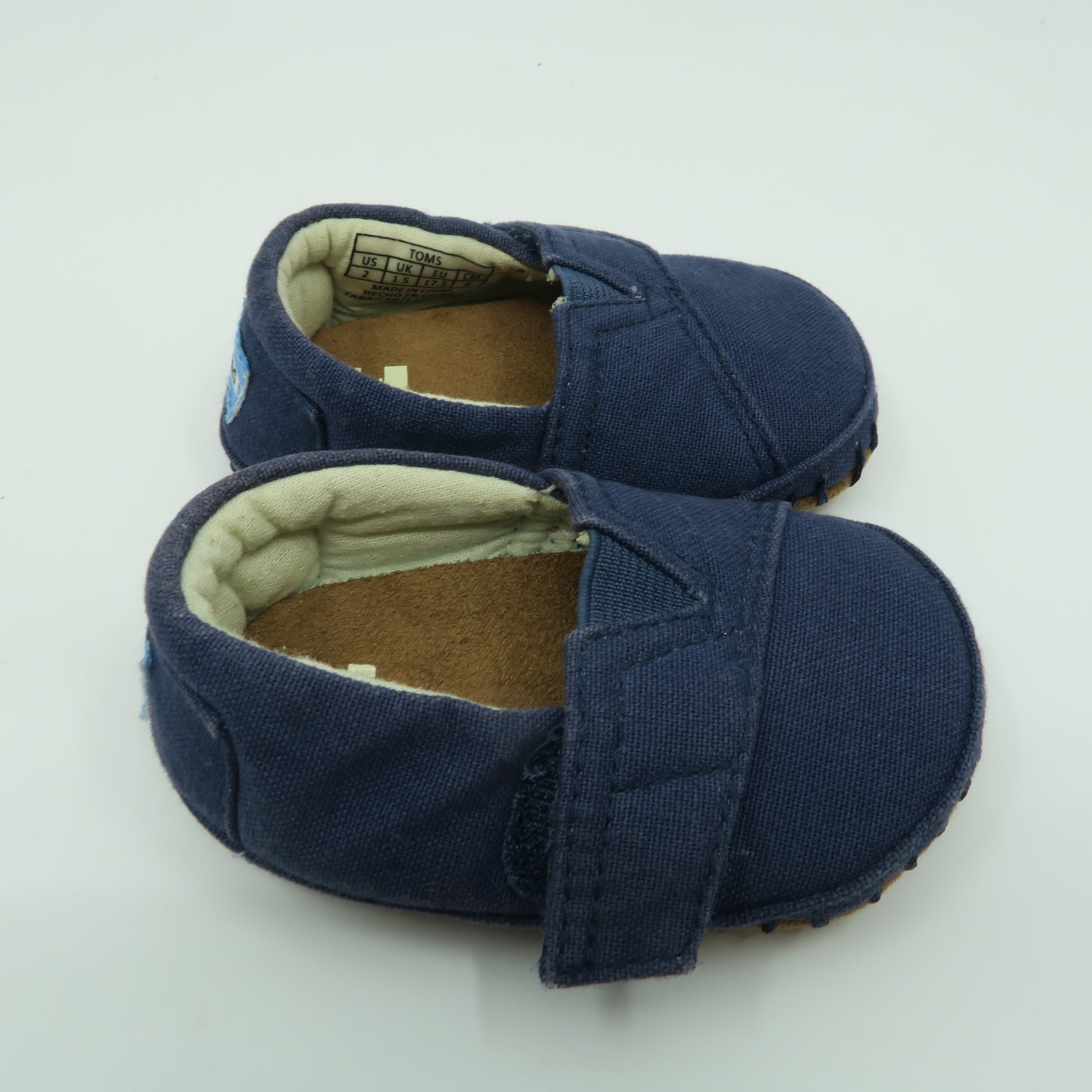Toms Boys Blue Shoes Size: 2 Infant Blue