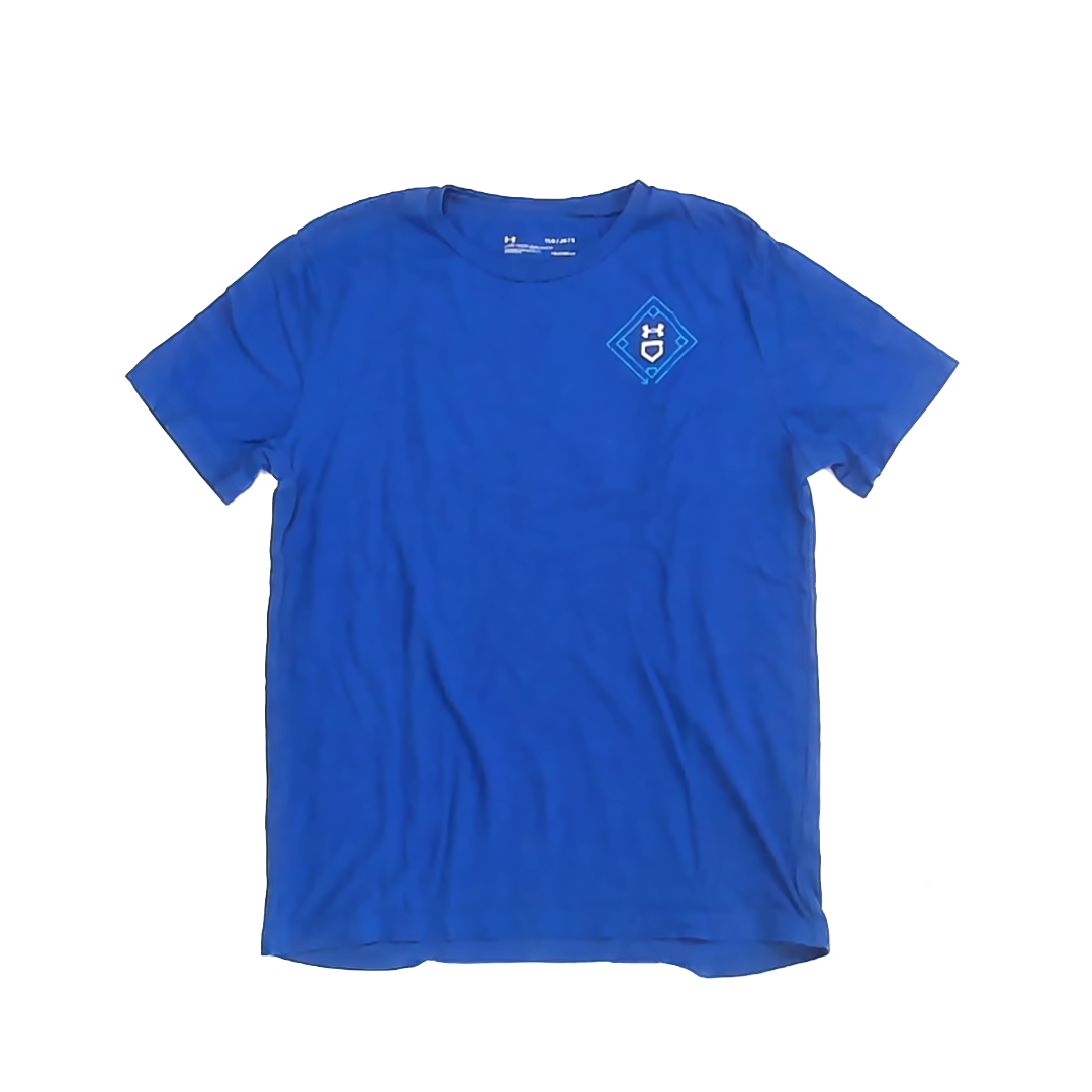 Under Armour Boys Blue T-Shirt Size: YLG (14-16 Years) Blue