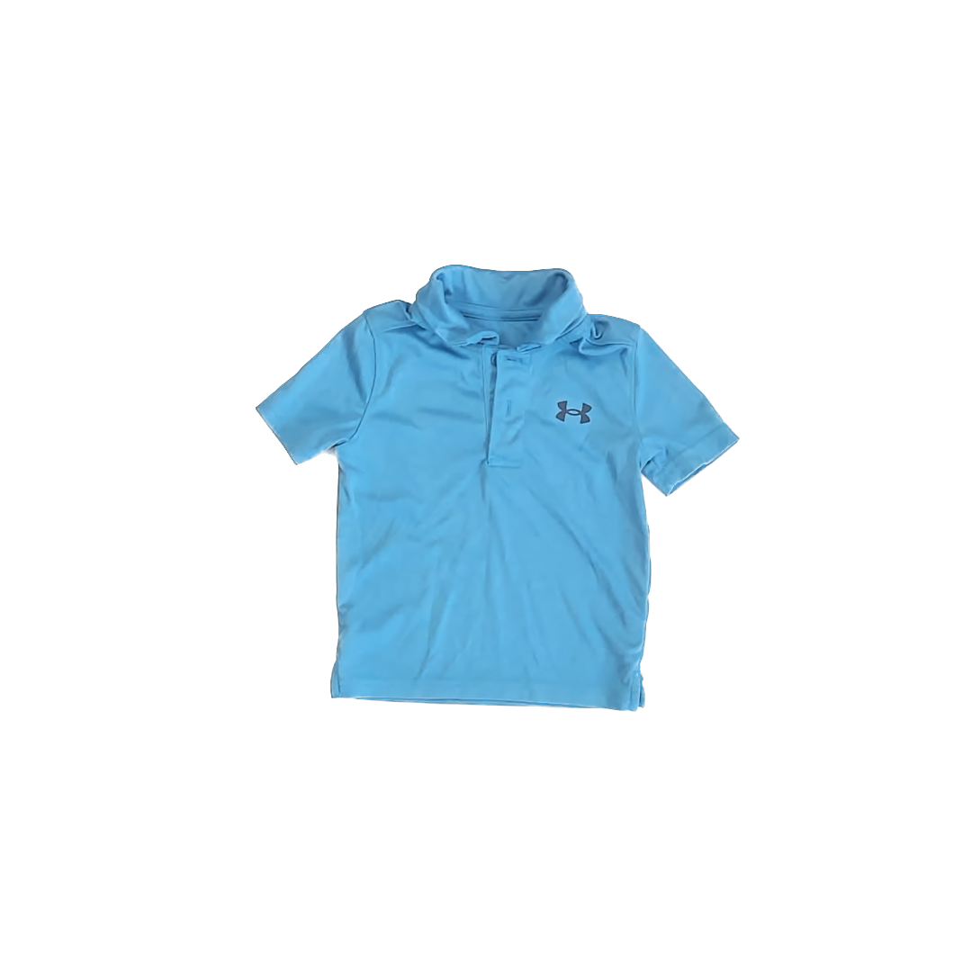 Under Armour Boys Blue Polo Shirt Size: 2T Blue