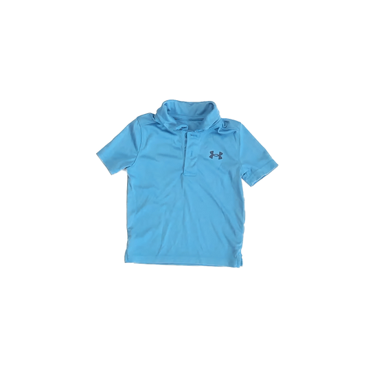 Under Armour Boys Blue Polo Shirt Size: 2T Blue