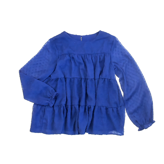 Unknown Girls Blue Blouse Size: 160 (14-16 Years) Blue