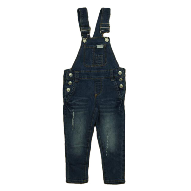 7 for all Mankind Girls Blue Overalls Size: 2T Blue