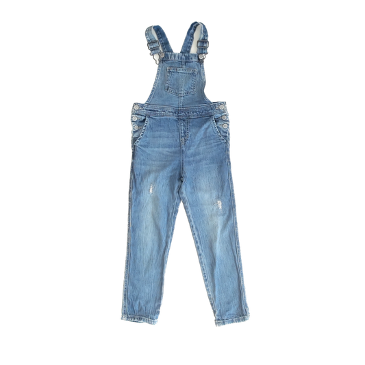 Cat & Jack Girls Blue Overalls Size: 6 Years Blue