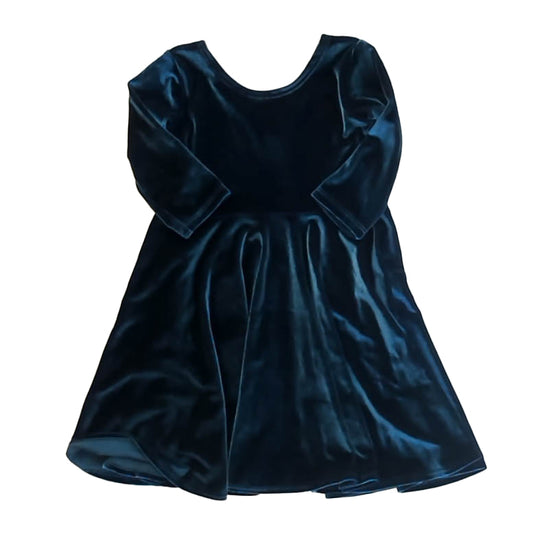 Fi and Me Girls Blue Dress Size: 4T Blue