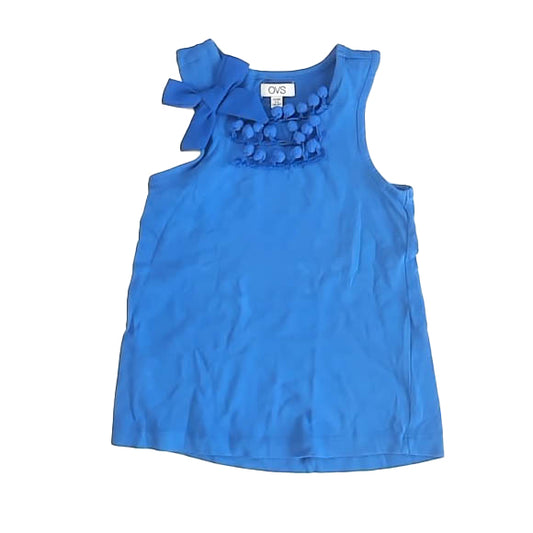 OVS Girls Blue Tank Top Size: 3-4T Blue
