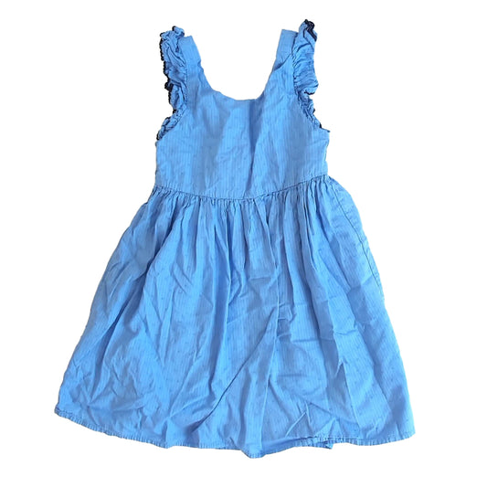 Sigrid Olsen Girls Blue Dress Size: 6 Years Blue
