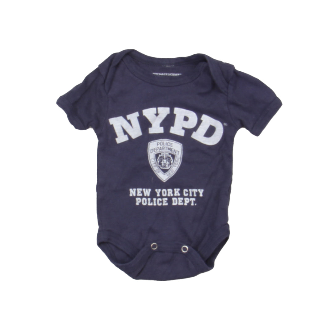 NYPD Boys Blue Onesie Size: *0-6 Months Blue